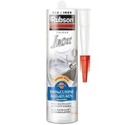 Mastic sanitaire silicone 280mL - inox gris métallisé