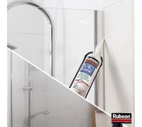 Mastic sanitaires - RUBSON - 1469154 - Salle de bain saine - Lissage au doigt - Blanc - 280ml