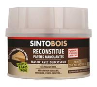 Mastic sans styrène SINTOBOIS chêne moyen 190g + 8g - SINTO - 33710