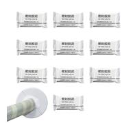 Mastic Sealant Clay, Waterproof Crack Filler, 10 pièces Repair Putty, Cement Patch, 3,15 x 1,57 x 1,18 pouces, Home Vent Wall Hole Fix, Drain Pipe Bathroom Sink Garage Basement Use