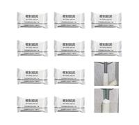 Mastic Sealant Lot de 10 pastilles d'étanchéité en argile pour maison, climatisation, , tuyaux de drainage, salle de bain, garage, base | Quick Repair Putty