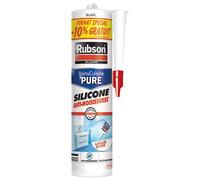 Mastic silicone 280 ml + 10% gratuit Blanc - Bain & Cuisine