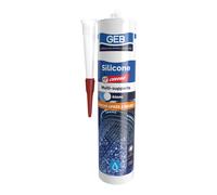 GEB Mastic silicone acétique 280 ml – 60min Chrono – Blanc