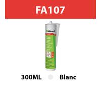 Mastic silicone bâtiment "FA107" Blanc 300ML ILLBRUCK