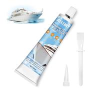 Mastic,Silicone Blanc,Mastic Multi Usage Marine,Mastic Adhésif Marin Pour Bateau,Bateau,Yacht,Intérieur Et Extérieur,100ml