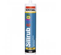 Mastic silicone - bordeaux RAL 3005 - par 15 - Silirub Color SOUDAL