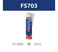 Mastic silicone coupe-feu "FS703" Gris 310ML NULLIFIRE