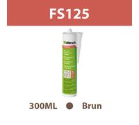Mastic silicone Fenêtre et Façade "FS125" Brun 300ML ILLBRUCK