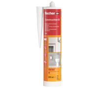 Cartouche de mastic silicone pour le bâtiment SI 280 ml transparent FISCHER 94417