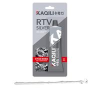 Mastic silicone haute température, scellant pour joints Joint de colle de | Adhésif pour pièces automobiles, moteurs, joints, embrayages D Colle d'argent