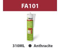 Mastic silicone menuiserie "FA101" Gris anthracite 310ML ILLBRUCK