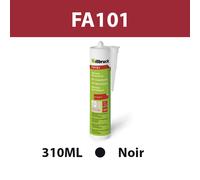 Mastic silicone menuiserie "FA101" Noir 310ML ILLBRUCK