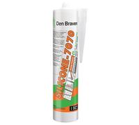 Mastic silicone neutre bâtiment 7070 Plus brun 300ml DEN BRAVEN