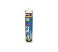 Mastic silicone neutre SILIRUB COLOR en couleurs gris anthracite RAL7016 310 ml SOUDAL 105831