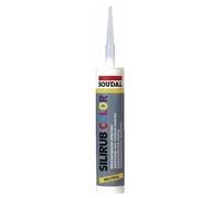 Mastic silicone neutre - gris quartz RAL 7039 - Silirub Color SOUDAL