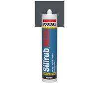 Mastic silicone neutre - gris terre d'ombre 7022 - 300ml - Silirub Neo5 SOUDAL