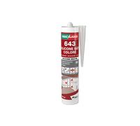 PAREXLANKO - Mastic silicone - 643 Silicone Bâti Coloré - Pierre - 300ml | Pour joints menuiserie, dilatation et vitrage - Intérieur/extérieur - Étanchéité bâtiment - Finition colorée durable
