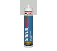 Mastic silicone neutre - RAL 7035 - 300ml - par 24 - Silirub Neo5 SOUDAL