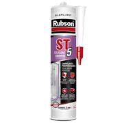 Mastic silicone - Rubson - ST5 - 300ml - Gris clair - Lissage facile