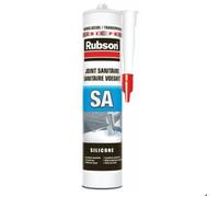 Rubson Mastic silicone sanitaire SA – Acétique antifongique translucide – 300 ml