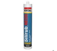 Mastic silicone neutre - noir - 300ml - Silirub Neo5 SOUDAL