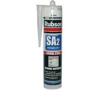 Rubson Mastic silicone SA2 Sanitaire 2-en-1 Antifongiques Blanc 280 ml