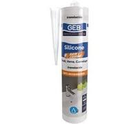 Mastic silicone translucide acétique GEB 593351 310 ml anti-moisissures Translucide