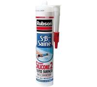 Mastic silicone2 - tous supports - anti-moisissures - transparent - 280 mL