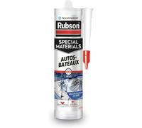 Mastic Special Materials Autos-Bateaux,Mastic Transparent À Base De Silicone Pour Collages Et Réparations,Mastic Étanche Pour Nombreux Matériaux,280 Ml