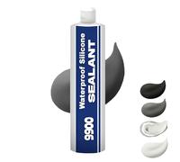 Mastic structurel multi-usages à adhérence renforcée,adhésif étanche à prise rapide,idéal pour une utilisation intérieure et extérieure, toitures, murs et carrelages de salle de bain. (Gris)