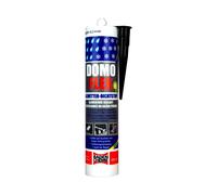 Mastic tout temps Domoflex noir 300 ml silicone alternatif intérieur +...