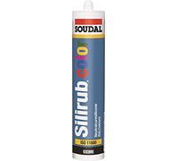 Mastics menuiserie silicone neutre Silirub Color coloris gris aluminium RAL 9007 cartouche de 310 ml