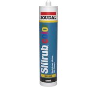 Mastics menuiserie silicone neutre Silirub Color coloris gris pierre RAL 7030 cartouche de 310 ml
