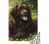 Mastiff du Tibet Puzzle 1000 Pièces Cadeau Unique Jeu ÉduChatif Défi Jouet À De Qualité Supérieure Peinture Art pour Adultes Enfants 1000pcs (75x50cm)