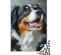 Mastiff du Tibet Puzzle 1000 Pièces Jouet en Bois Cadeau Unique DécoRation Intérieure Jeu ÉduChatif Challenge Toy Adultes Et Enfants À Partir De 14 Ans 1000pcs (75x50cm)