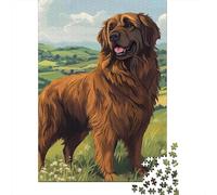 Mastiff du Tibet Puzzles 1000 Pieces Cadeau Unique Jeu ÉduChatif Challenge Toy À De Qualité Supérieure Peinture Art pour Adultes Et Enfants À Partir De 14 Ans 1000pcs (75x50cm)