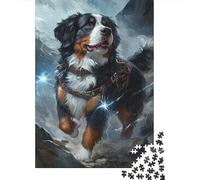 Mastiff du Tibet Puzzles 1000 Pièces Cadeau Unique Jeu ÉduChatif Challenge Toy À De Qualité Supérieure Peinture Art pour Adultes Et Enfants 1000pcs (75x50cm)