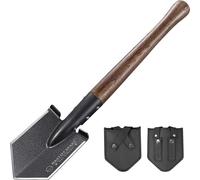 MASTIFF GEARS Battle Wolf Pelle de survie de qualité militaire - Acier au carbone robuste avec poignée en bois dur | Toutes saisons pour le camping, la randonnée, le tout-terrain, les urgences | Digs