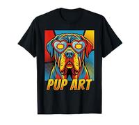 Mastiff Napolitain Pop Art Rétro Comic Style T-Shirt