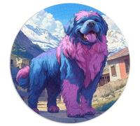 Mastiff tibétain 1000 Piece Jigsaw Puzzle for Adults Family Challenge Toys Stress Relief Puzzle Exercise The Memory of The Brain for Family Decorations 1000pcs (67.5x67.5cm)