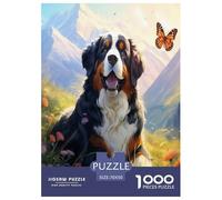 Mastiff tibétain Puzzle 1000 Pièces Cadeau Unique Jeu Éduchatif Défi Jouet À De Qualité Supérieure Peinture Art pour Adultes Et Enfants À Partir De 14 Ans 70x50cm/1000pcs