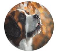 Mastiff tibétain Puzzle Rond De 1000 Pièces pour Women Qualité Supérieure Impossible Difficile Entertainment Artist Art' Relaxation Assemble 1000pcs (67.5x67.5cm)