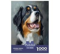 Mastiff tibétain Puzzles 1000 Pièces Cadeau Unique Jeu Éduchatif Challenge Toy À De Qualité Supérieure Peinture Art pour Adultes Et Enfants À Partir De 14 Ans 38x26cm/1000pcs