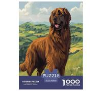Mastiff tibétain Puzzles 1000 Pieces Cadeau Unique Jeu Éduchatif Challenge Toy À De Qualité Supérieure Peinture Art pour Adultes Et Enfants À Partir De 12 Ans 70x50cm/1000pcs