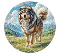 Mastiff tibétain Puzzles 1000 Pieces Cadeau Unique Jeu Éduchatif Défi Jouet À De Qualité Supérieure Peinture Art pour Adultes Et Enfants À Partir De 14 Ans 1000pcs (67.5x67.5cm)