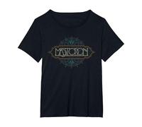 Mastodon Cosmic Logo T-Shirt, Femme Grandes Tailles, Noir, 6X