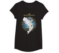 Mastodon Leviathan Holiday T-Shirt, Fille, Noir, M