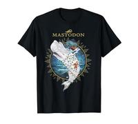 Mastodon Leviathan Holiday T-Shirt, Homme, Noir, 5XL