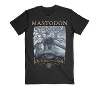 Mastodon - Rock Off officially licensed products Mastodon Unisex T-Shirt: Hushed & Grim Cover (Noir) Size M