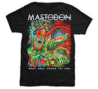 Mastodon - T-Shirt # S Black Unisex # Once More Round The Sun [Import]